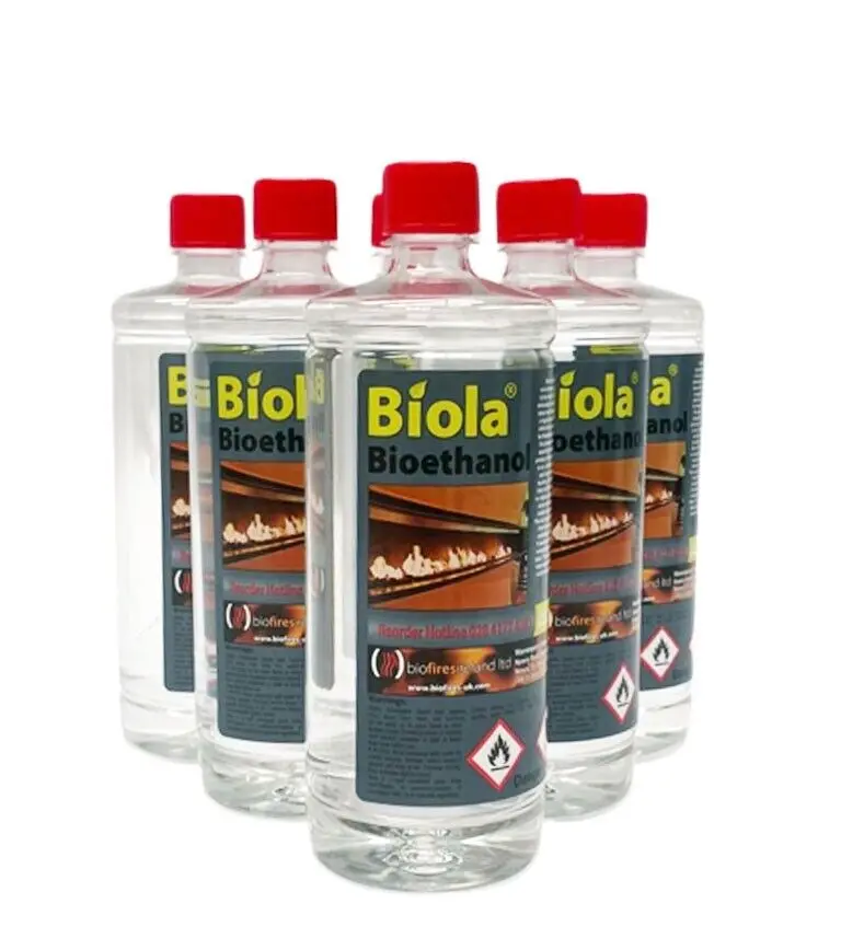6 x 1L Bioethanol Fuel For Fireplaces 