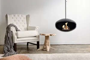 Cocoon Aeris - Black with Stainless Steel Pole