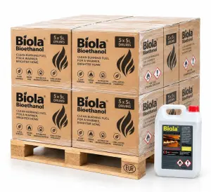 375L (Half Pallet) Biola Premium Bioethanol Fuel Bulk Pack