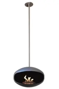 Cocoon Aeris - Black with Stainless Steel Pole