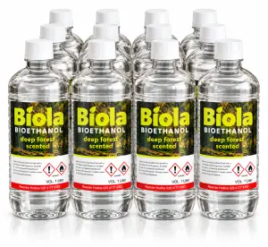 Biola Deep Forest Fragrance Bioethanol Fuel 12L Box